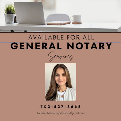 Taly'S Mobile Notary & Apostille Services